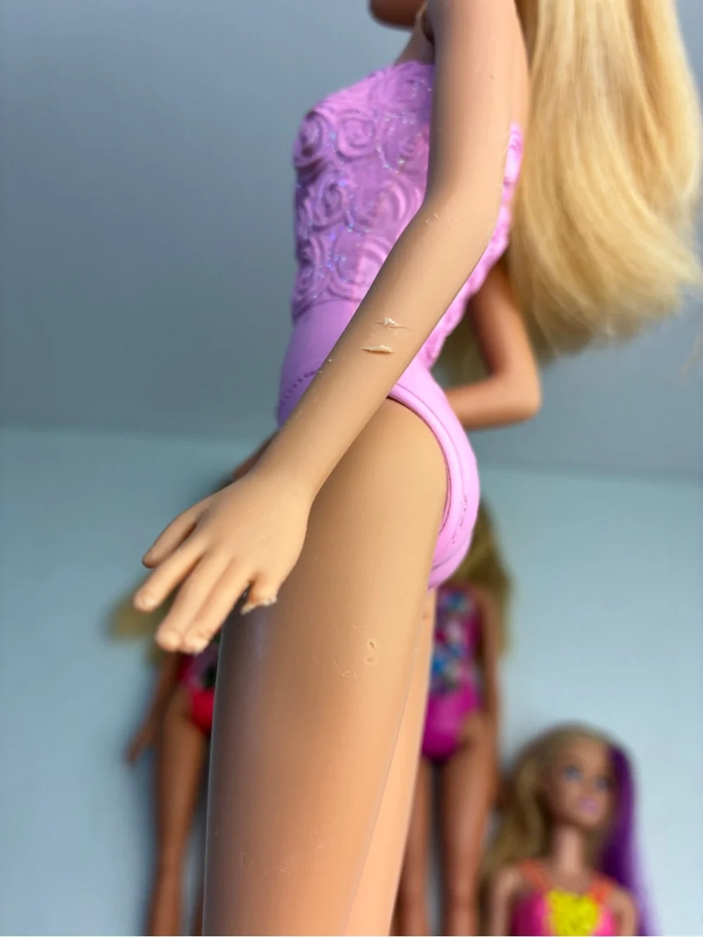 Barbie Doll Lot - 5 Swimsuit Dolls - Millie Faces for OOAK Crafting Play